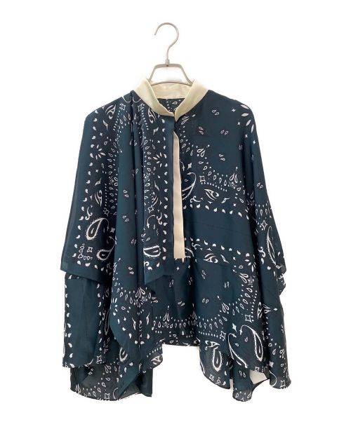 sacai（サカイ）sacai (サカイ) Bandana Print Pullover グリーン サイズ:１の古着・服飾アイテム