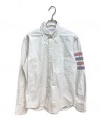 Thom Browneトムブラウン）の古着「アームラインボタンダウンシャツ」｜ホワイト