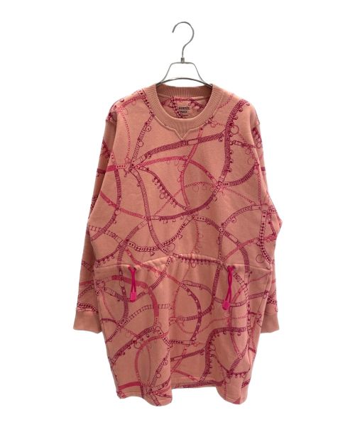 HERMES（エルメス）HERMES (エルメス) Tresor de Medor オーバーサイズドレス ピンク サイズ:38 未使用品の古着・服飾アイテム
