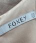 中古・古着 FOXEY (フォクシー) リネンノースリーブワンピース ピンク サイズ:40：9800円