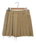 MIU MIU（ミュウミュウ）の古着「Pleated chino skirt」｜ベージュ