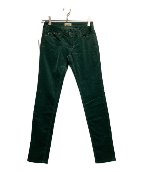 YANUK（ヤヌーク）YANUK (ヤヌーク) コーデュロイパンツ グリーン サイズ:27 未使用品の古着・服飾アイテム