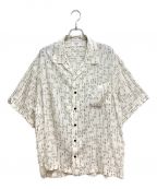 CELINEセリーヌ）の古着「Digital Print Loose-Fit Hawaiian Sshirt　（デジタルプリントルーズフィットハワイアンシャツ）」｜アイボリー