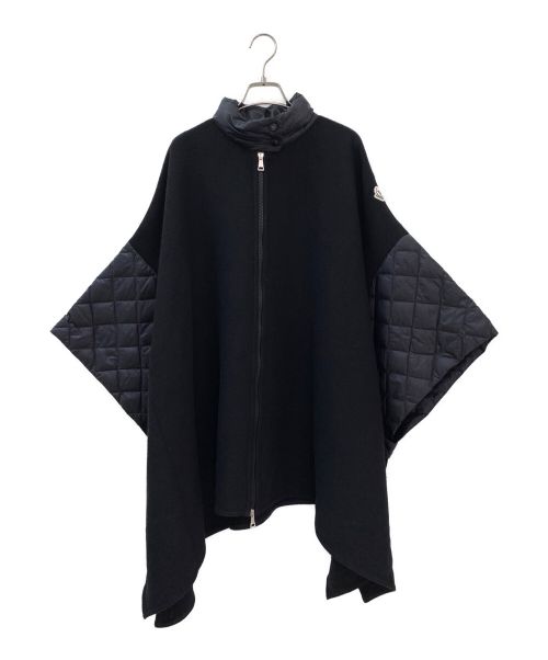 MONCLER（モンクレール）MONCLER (モンクレール) ポンチョコート ブラック サイズ:Freeの古着・服飾アイテム