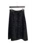 Saint Laurent Paris (サンローランパリ) ベルベットスネークミディAラインスカート ブラック サイズ:36：37000円