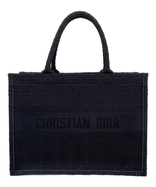 Christian Dior（クリスチャン ディオール）Christian Dior (クリスチャン ディオール) BOOK TOTE MEDIUM オールブラック サイズ:ミディアムの古着・服飾アイテム
