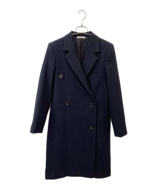 CELINE（セリーヌ）CELINE (セリーヌ) Double Crombie Coat ネイビー サイズ:36の古着・服飾アイテム