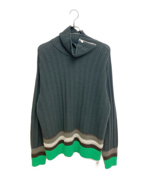 HERMES（エルメス）HERMES (エルメス) 22AW ジップハイネックセーター グレー サイズ:XLの古着・服飾アイテム