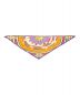 HERMES (エルメス) ポワントゥ ポワンテュ 三角スカーフ オレンジ×パープル：17800円