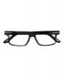 TOM FORD (トムフォード) スクエアシェイプ伊達眼鏡 ブラック サイズ:55□17：11800円