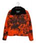 DSQUARED2（ディースクエアード）の古着「Orange Printed denim jacket」｜オレンジ