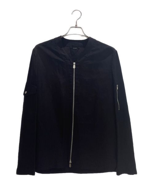 HERMES（エルメス）HERMES (エルメス) ジップブルゾン ブラック サイズ:44の古着・服飾アイテム
