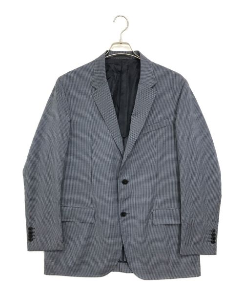 VALENTINO（ヴァレンティノ）VALENTINO (ヴァレンティノ) チェックtテーラードジャケット ブルー サイズ:46の古着・服飾アイテム
