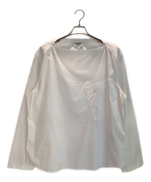 HERMES（エルメス）HERMES (エルメス) コットンプルオーバーシャツ ホワイト サイズ:42の古着・服飾アイテム