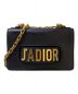 Christian Dior（クリスチャン ディオール）の古着「ジャディオール ショルダーバッグ」｜ブラック×ゴールド