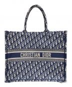 Christian Diorクリスチャン ディオール）の古着「ブックトート」｜ネイビー
