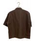 AURALEE (オーラリー) 23SS High Density Finx Linen Weather Half Sleeve Shirts ブラウン サイズ:4：20000円