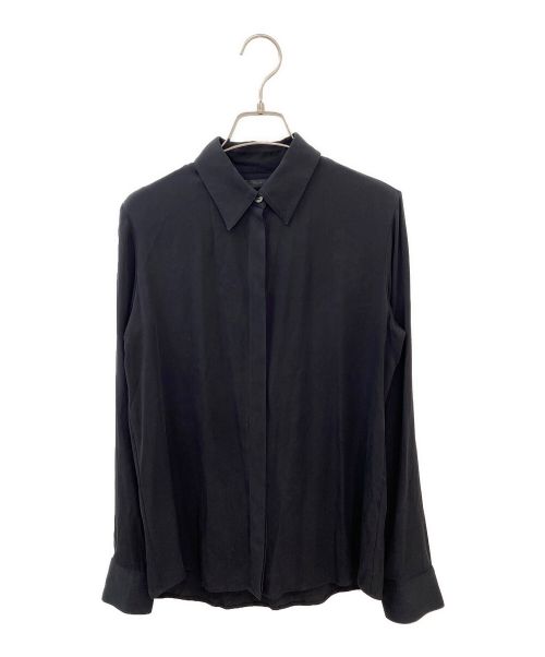 THE ROW（ザ ロウ）THE ROW (ザ ロウ) シルクシャツ ブラック サイズ:2の古着・服飾アイテム
