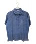 Dior（ディオール）の古着「オブリークパイル地ポロシャツ」｜ブルー