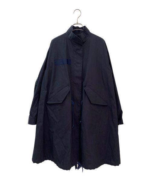 sacai（サカイ）sacai (サカイ) オーバーサイズモッズコート ブラック サイズ:2の古着・服飾アイテム