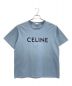 CELINE（セリーヌ）の古着「CELINE ロゴ カットソー」｜スカイブルー
