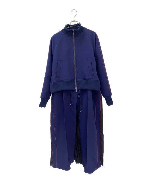 sacai（サカイ）sacai (サカイ) Technical Jersey Dress ネイビー サイズ:2の古着・服飾アイテム