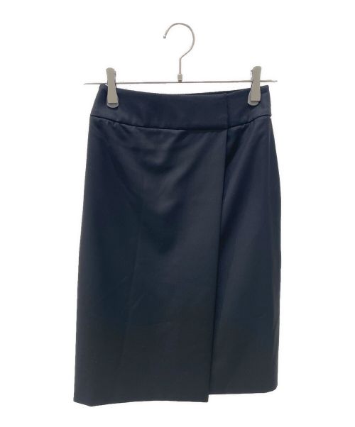 HERMES（エルメス）HERMES (エルメス) ラップタイトスカート ブラック サイズ:34の古着・服飾アイテム