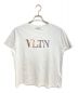 VALENTINO（ヴァレンティノ）の古着「VLTN ロゴTシャツ」｜ホワイト