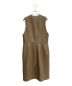 HERMES (エルメス) Seellier button leather dress エトゥープ サイズ:38：400000円