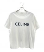 CELINEセリーヌ）の古着「ロゴプリントルーズTシャツ」｜ホワイト