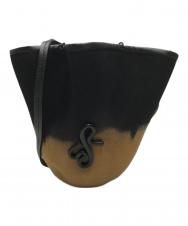 RUSLAN BAGINSKIY (ラスラン・バジンスキー) ショルダーバッグ ブラック×ブラウン