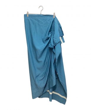 22SS Exclusive Blue Midi Skirt