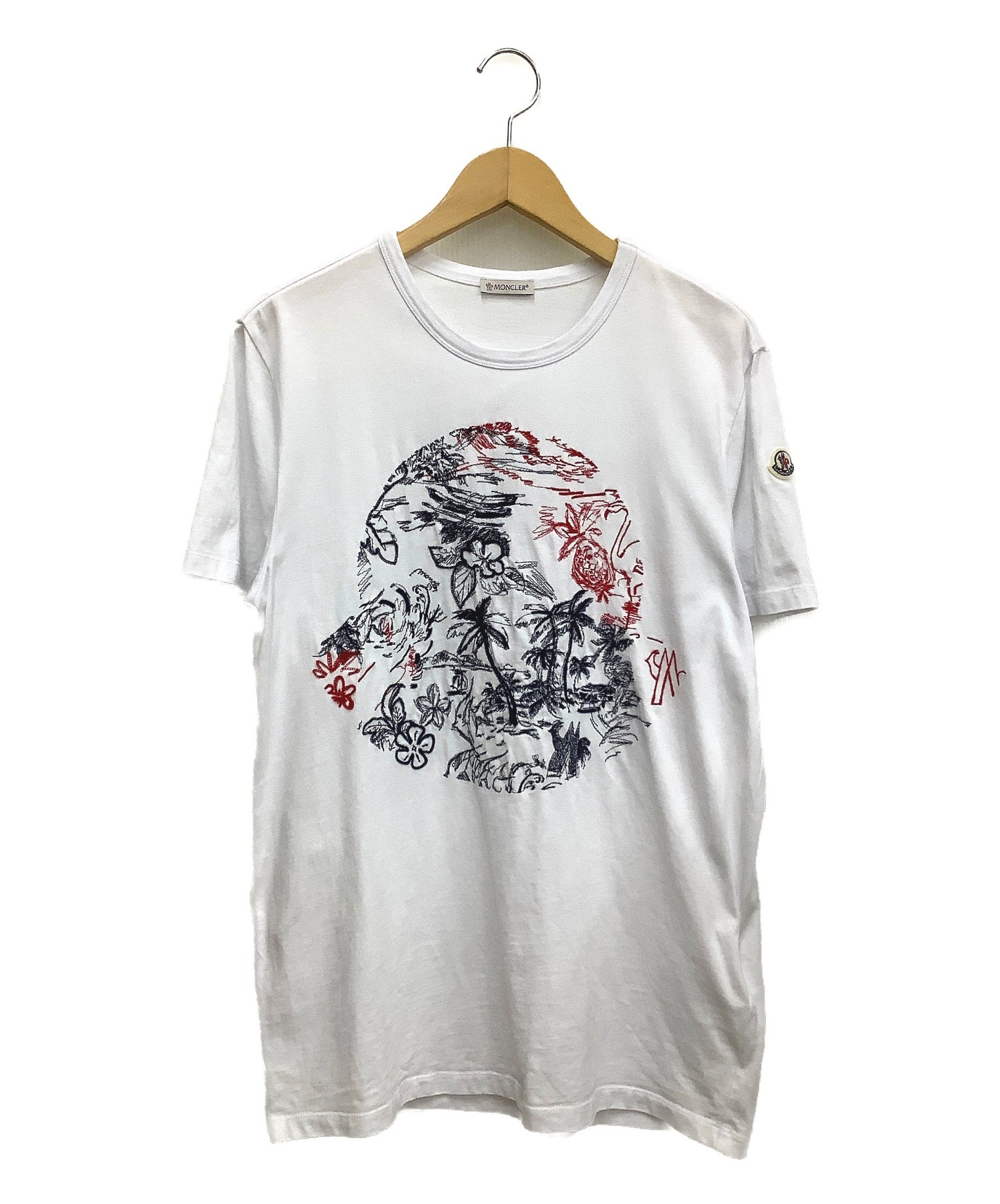 中古・古着通販】MONCLER (モンクレール) マグリアTシャツ ホワイト 