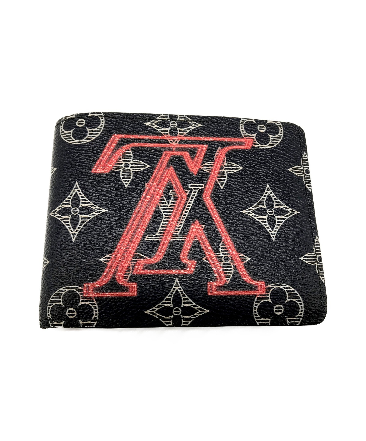 中古・古着通販】LOUIS VUITTON (ルイ ヴィトン) 2つ折り財布 ネイビー 