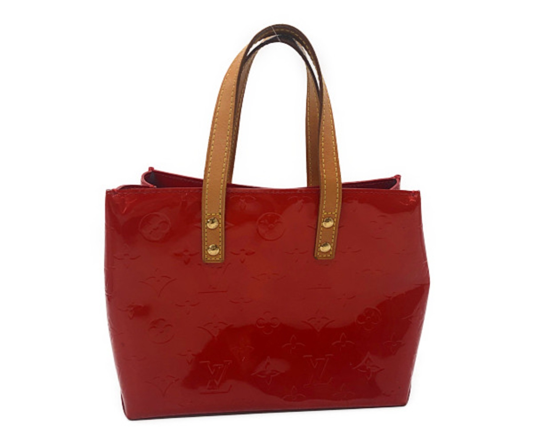 美品 ルイヴィトン モノグラム ヴェルニ スタントン トートバッグ レッド 美品 ルイヴィトン モノグラム ヴェルニ スタントン トートバッグ レッド