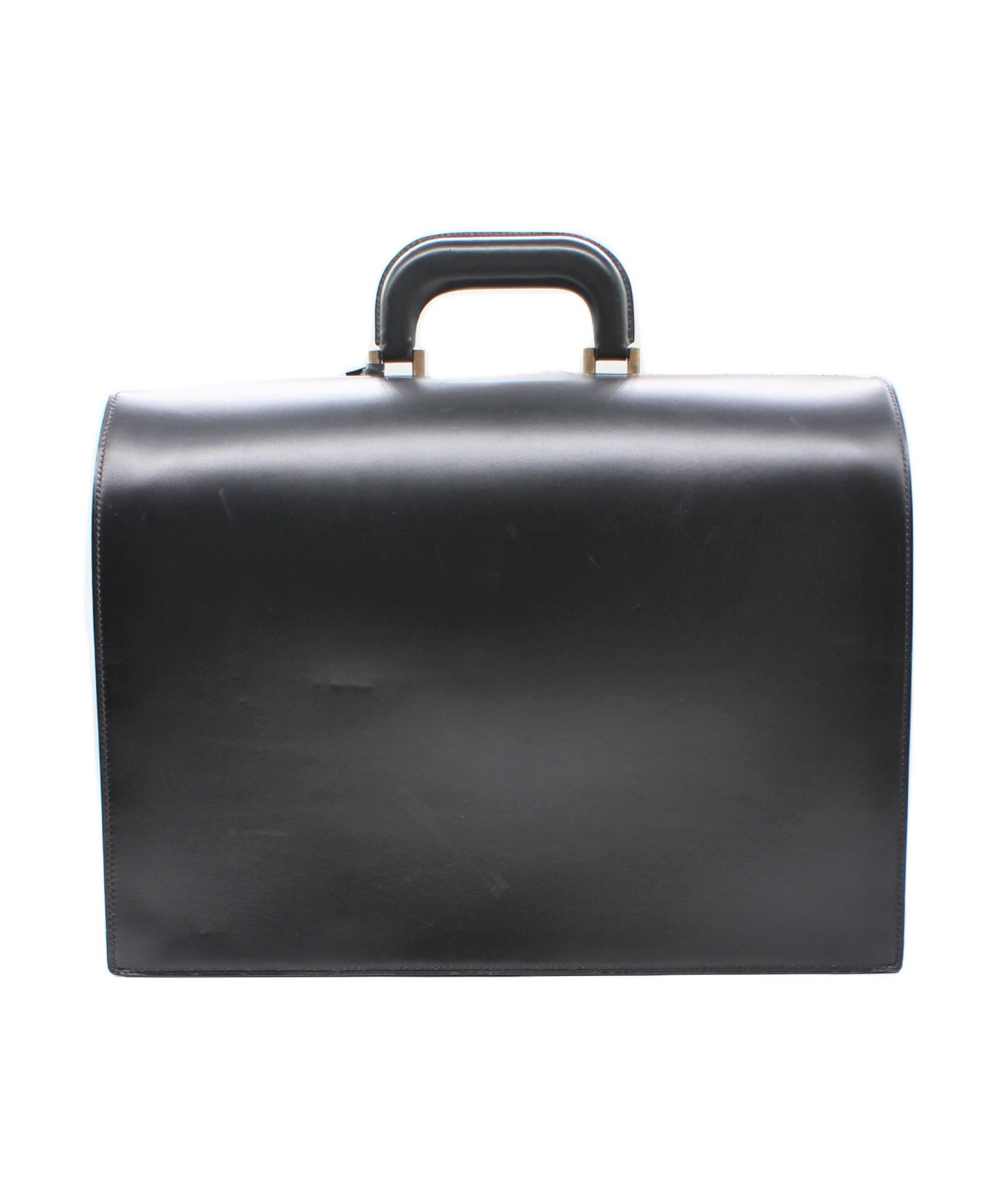 中古・古着通販】HERMES (エルメス) レザードクターバッグ ブラック 