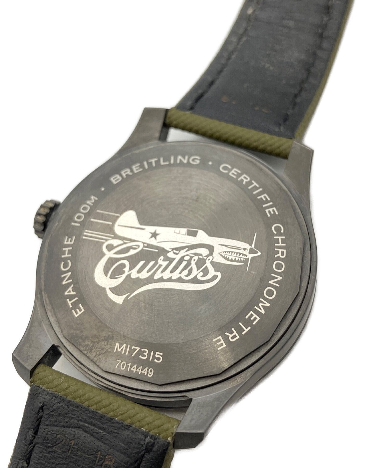 ブライトリング アビエーター8  41 ブラックスチール カーチスウォーホーク 中古・古着通販】BREITLING (ブライトリング) アビエーター 8
