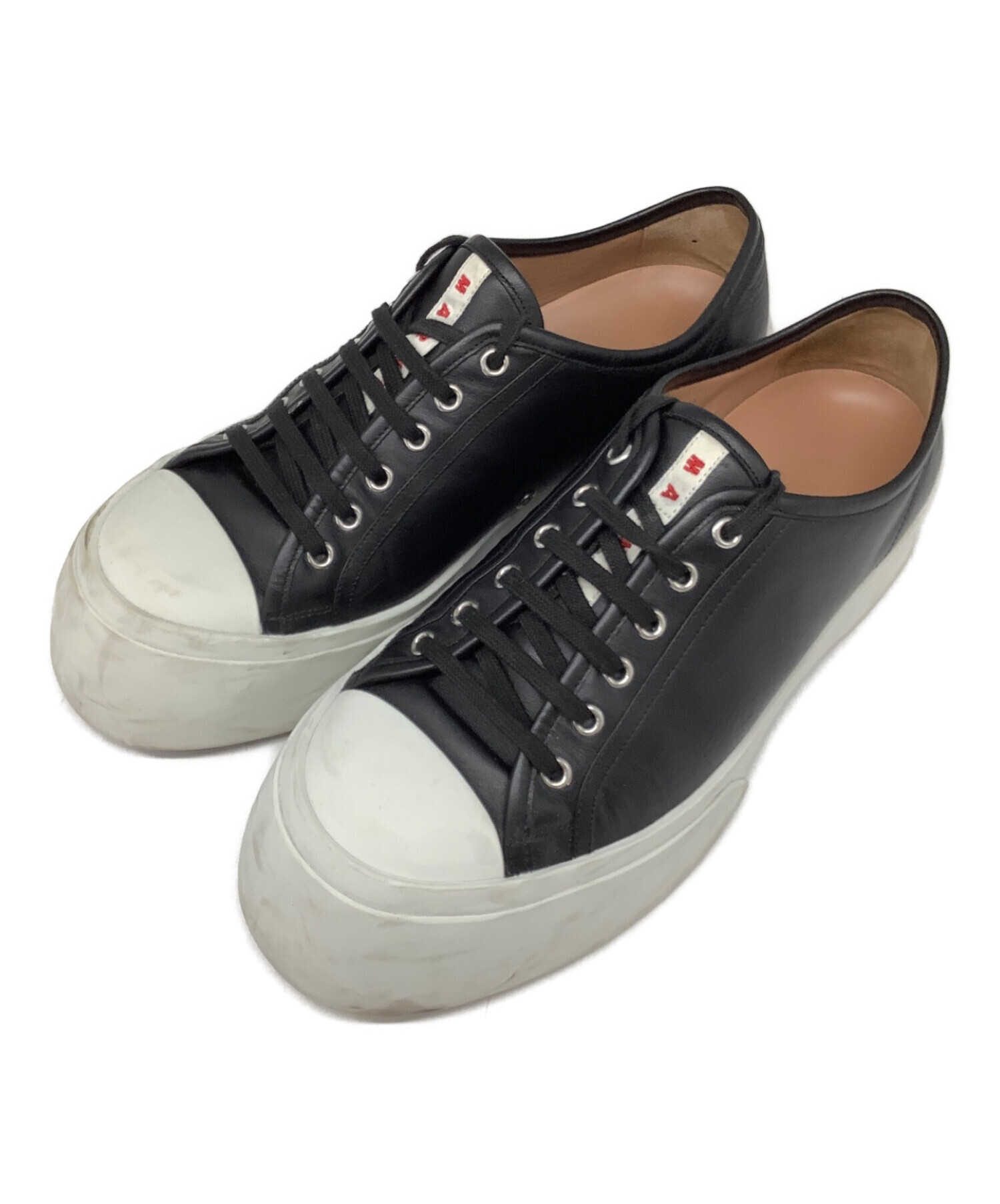 中古・古着通販】MARNI (マルニ) Pabloレザースニーカー ブラック 