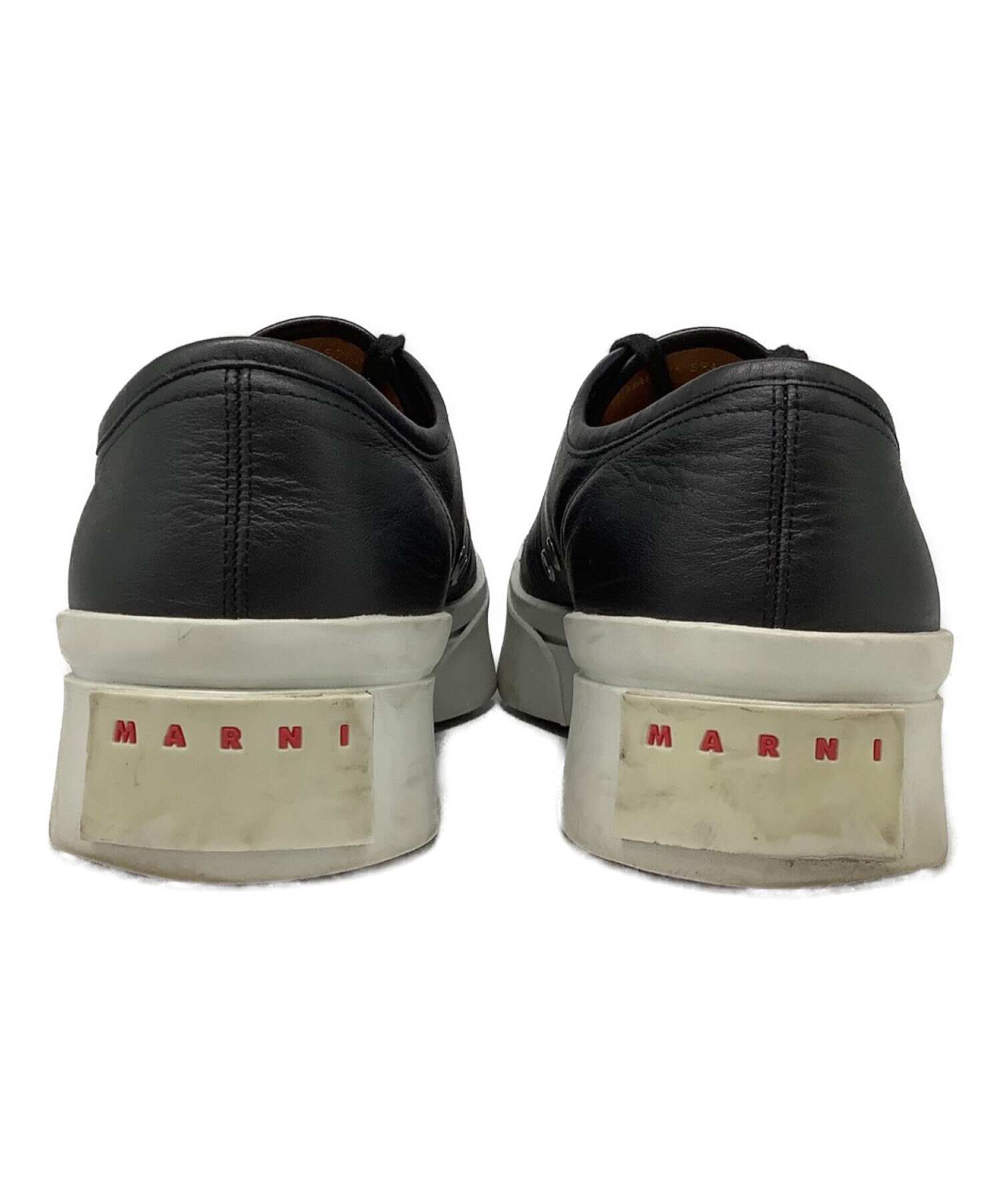 中古・古着通販】MARNI (マルニ) Pabloレザースニーカー ブラック 