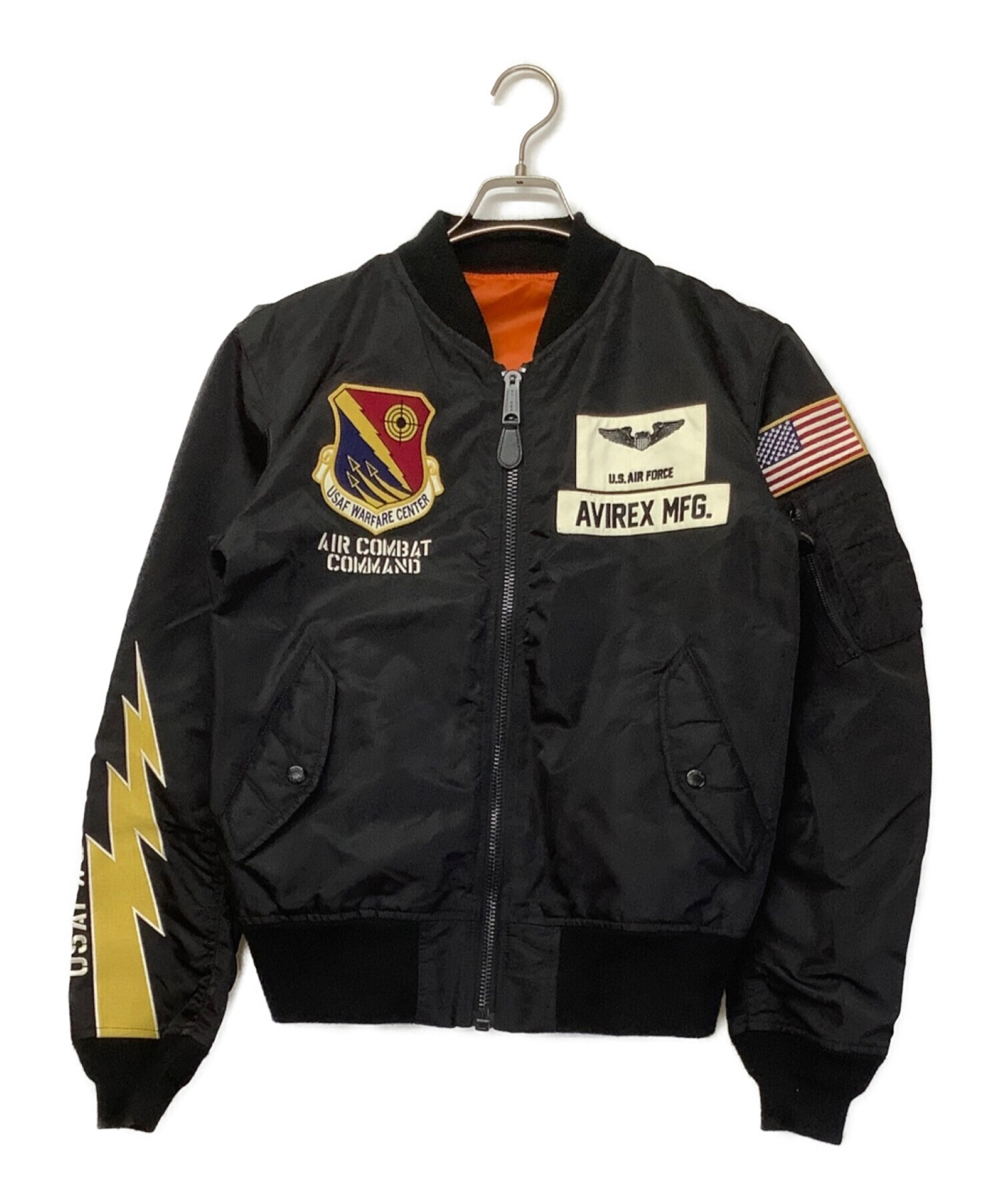 【未使用】 アヴィレックス　MA-1　ロゴ刺繍　フライトジャケット　L 楽天市場】AVIREX アヴィレックス 783-3252045 MA-1 リフレクト