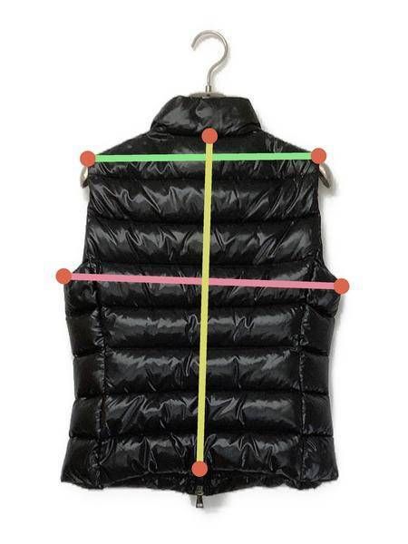 中古・古着通販】MONCLER (モンクレール) GHANYダウンベスト ブラック