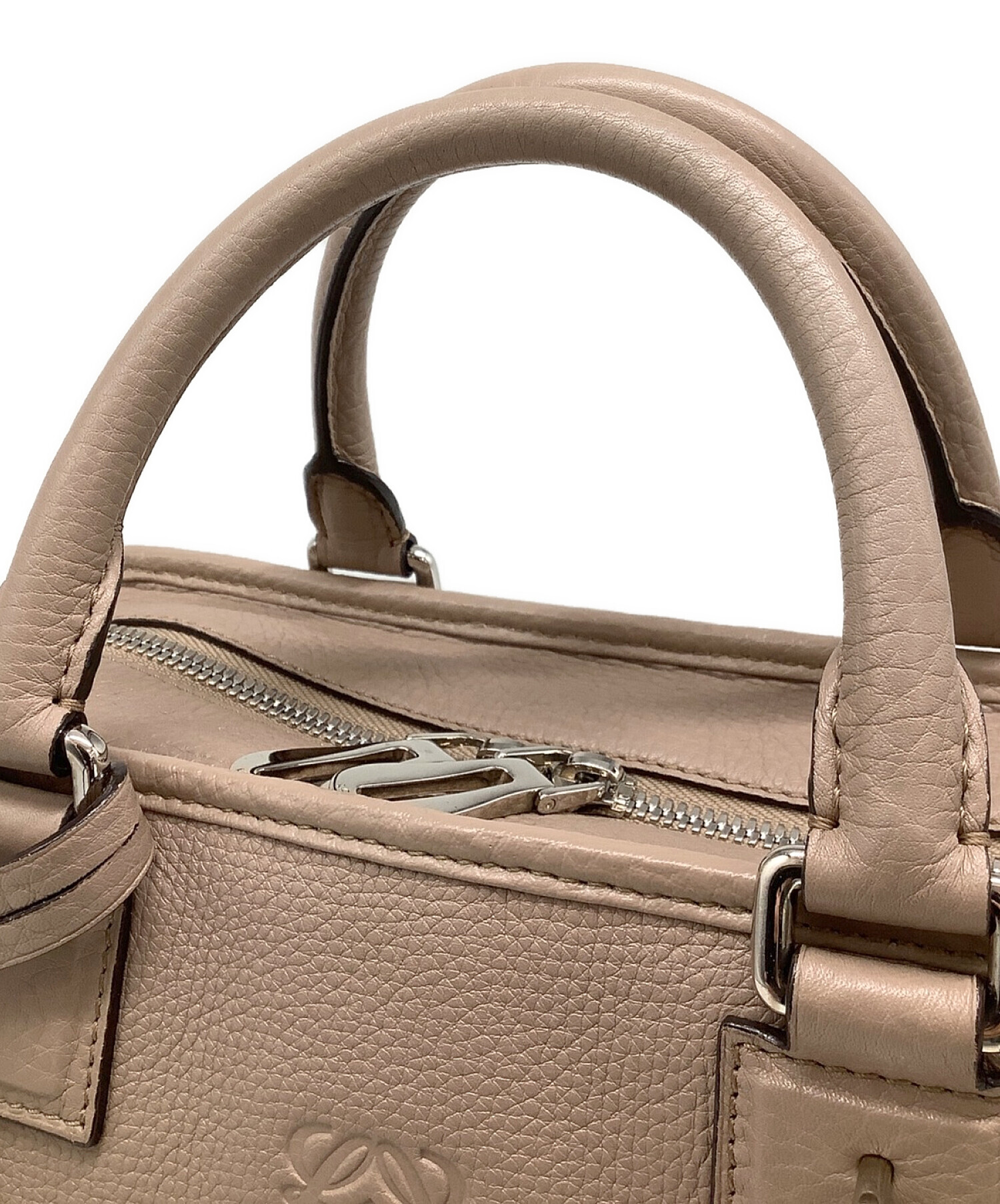 中古・古着通販】LOEWE (ロエベ) アマソナ28 ハンドバッグ ピンク