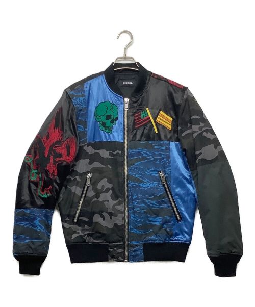中古・古着通販】DIESEL (ディーゼル) ボンバージャケット ブラック