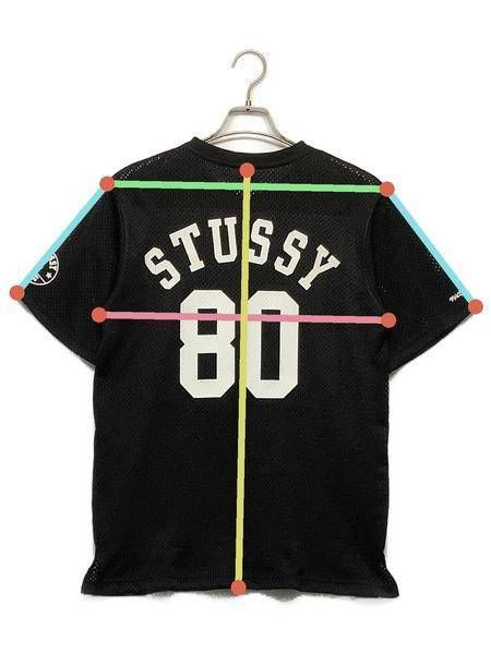 中古・古着通販】stussy (ステューシー) メッシュTシャツ ブラック