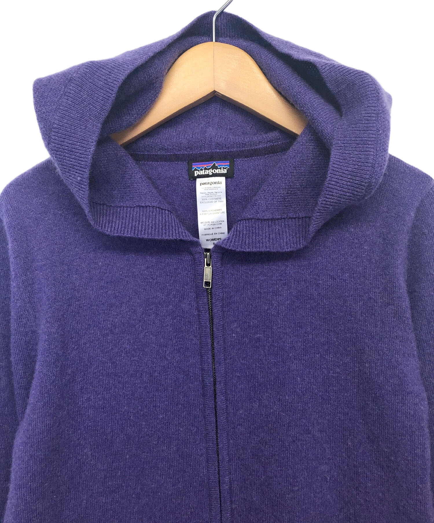 中古・古着通販】Patagonia (パタゴニア) ジップニット パープル