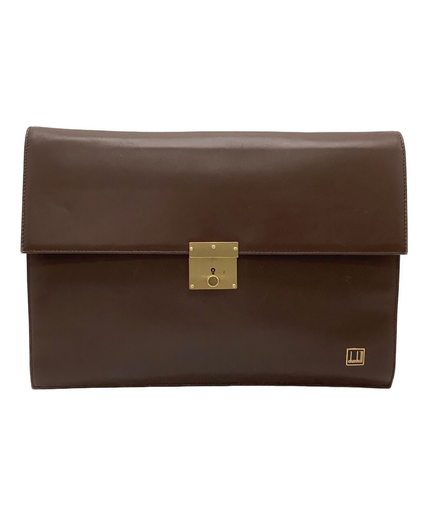 中古・古着通販】dunhill (ダンヒル) ビジネスバッグ ブラウン 