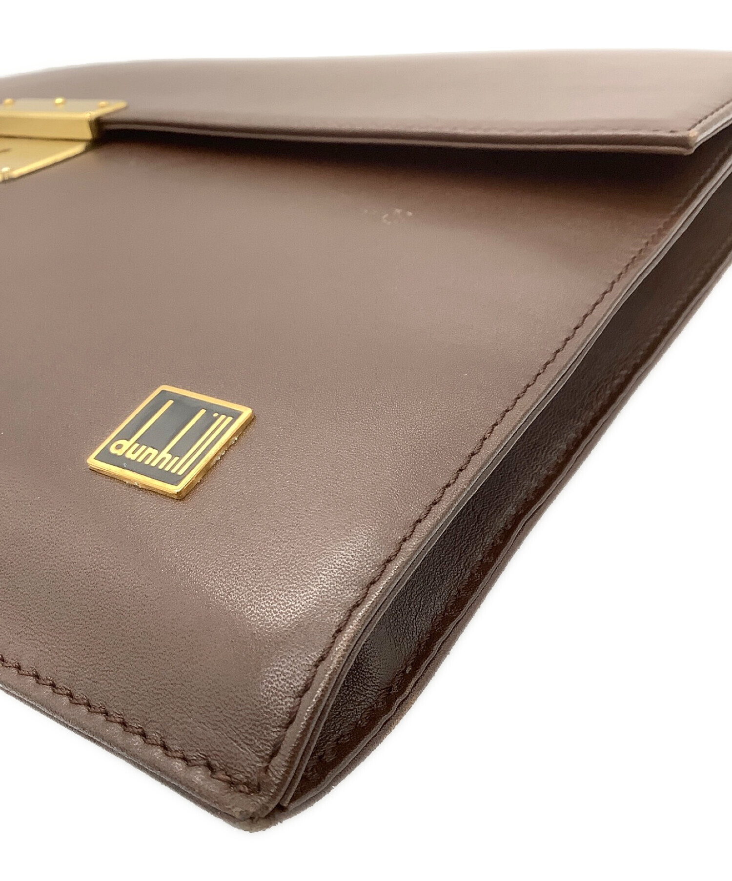 中古・古着通販】dunhill (ダンヒル) ビジネスバッグ ブラウン 