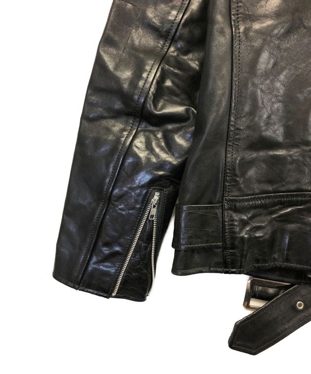 中古・古着通販】Simmons (シモンズ) レザージャケット ブラック
