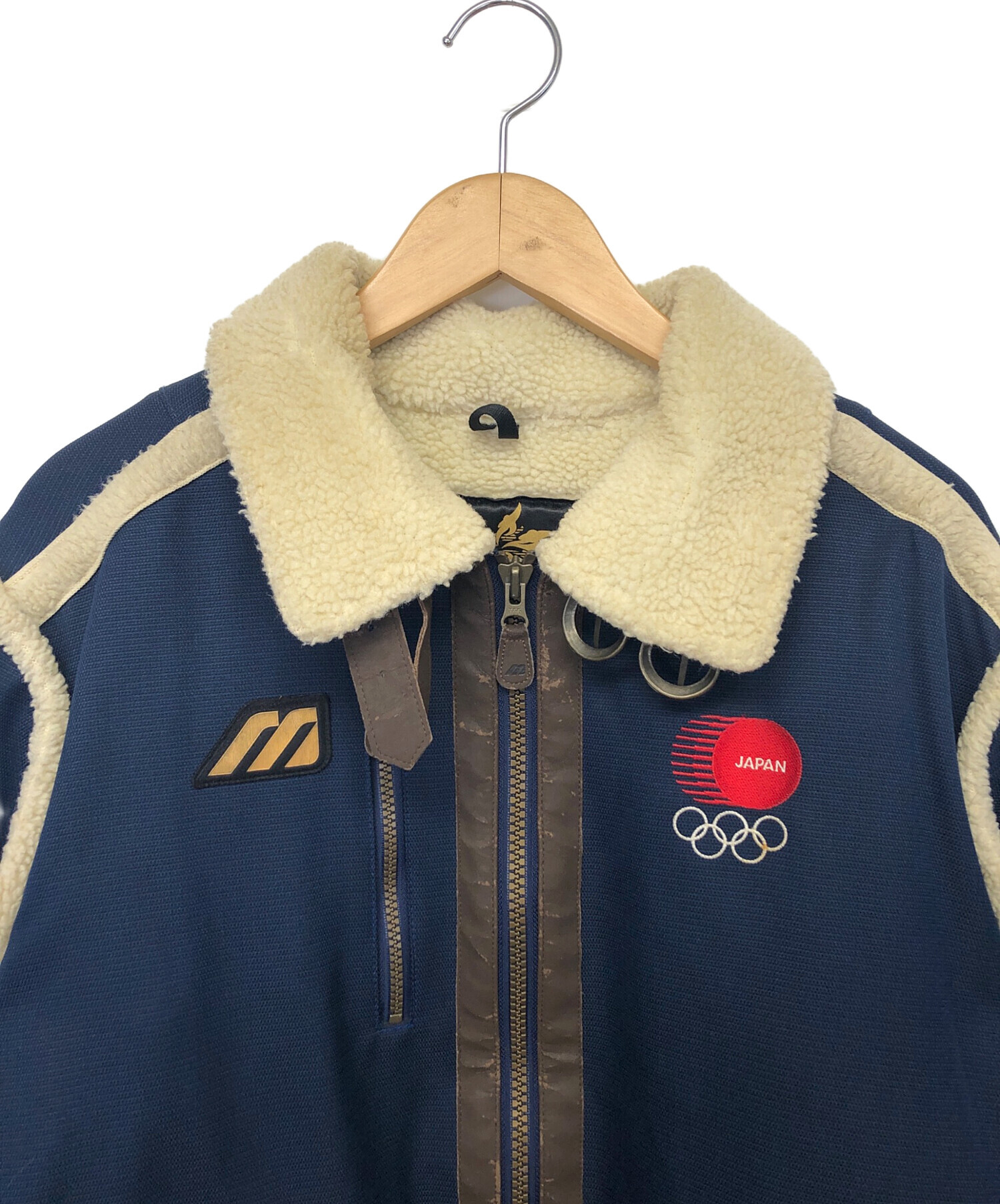 中古・古着通販】MIZUNO (ミズノ) ボアジャケット ネイビー サイズ:M