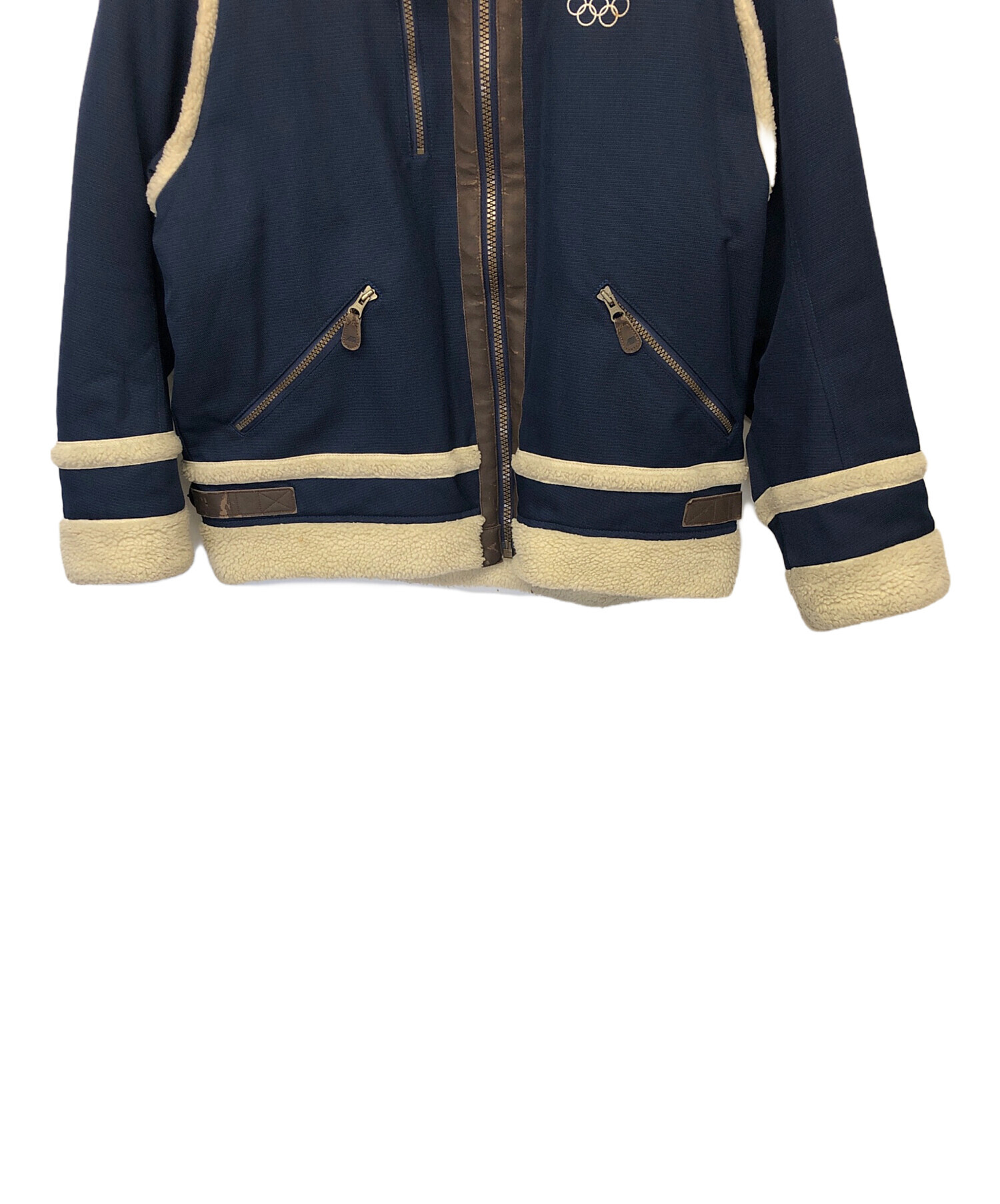 Mizuno ジャケット L ネイビー　青森山田　最終値下げ！ 中古・古着通販】MIZUNO (ミズノ) ボアジャケット ネイビー サイズ:M